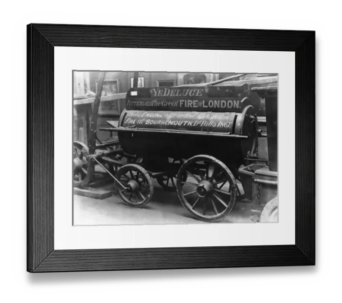 Framed Print : Fire engine that attended a fire in Bournemouth Framed Print : Fire engine that attended a fire in Bournemouth