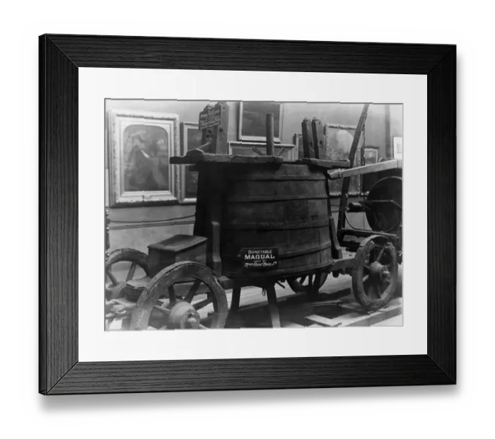 Framed Print : Old fire engine in a museum Framed Print : Old fire engine in a museum
