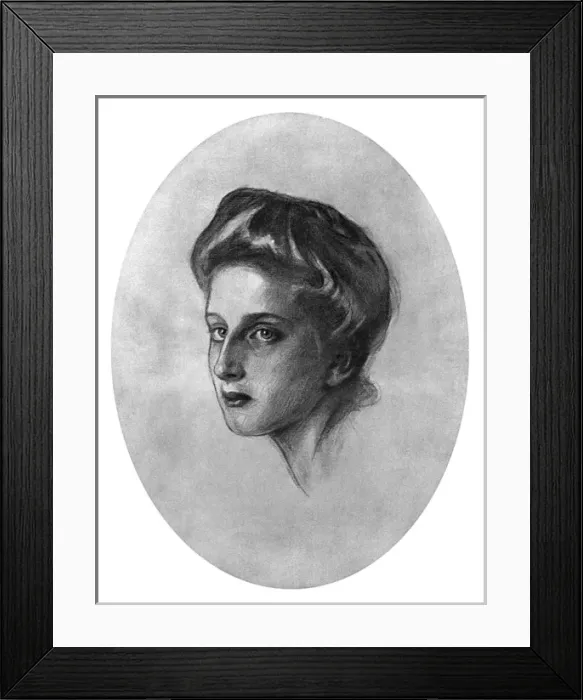 Framed Print : Princess Victoria Augusta of Hohenzollern Framed Print : Princess Victoria Augusta of Hohenzollern