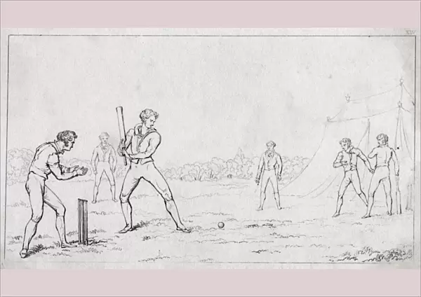 A cricket Match in the early 19th century