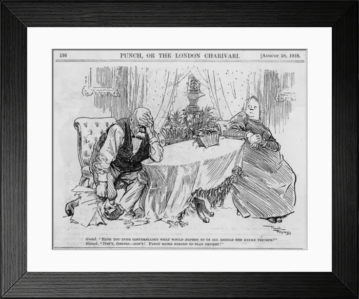 Framed Print : German couple discussing the consequences of losing the war Framed Print : German couple discussing the consequences of losing the war