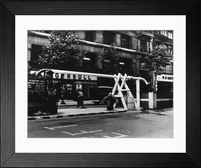 Framed Print : Six-inch piping, Kingsway tunnel, Central London Framed Print : Six-inch piping, Kingsway tunnel, Central London