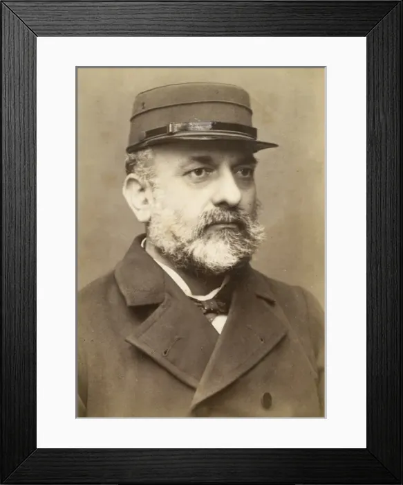 Framed Print : Studio photo of Superintendent William Port Framed Print : Studio photo of Superintendent William Port