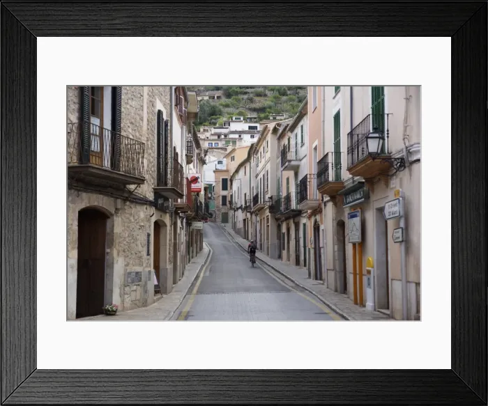 Framed Print : Bunyola, Mallorca, Spain, - Old Houses Framed Print : Bunyola, Mallorca, Spain, - Old Houses