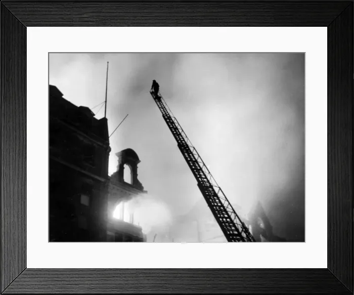 Framed Print : Blitz in the City of London - Eastcheap, WW2 Framed Print : Blitz in the City of London - Eastcheap, WW2