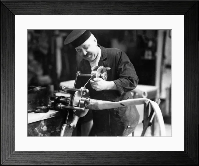 Framed Print : LFB Engineering Workshop - Hose couplings tied Framed Print : LFB Engineering Workshop - Hose couplings tied