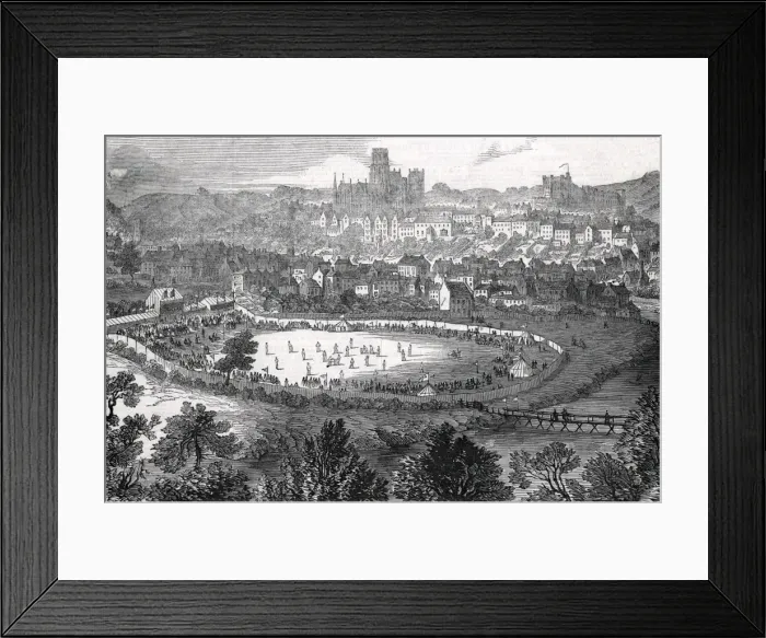 Framed Print : Grand cricket match at Durham Framed Print : Grand cricket match at Durham