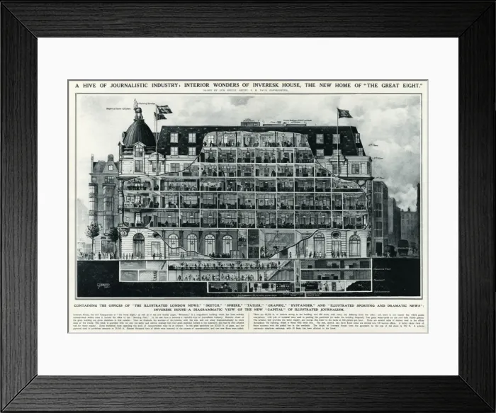 Framed Print : Diagrammatic view of home of Great Eight Framed Print : Diagrammatic view of home of Great Eight