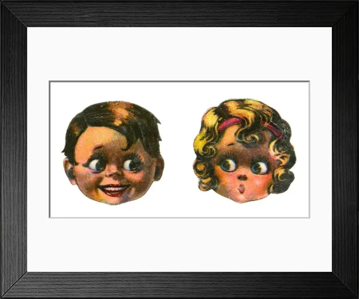 Framed Print : Cute childrens faces Framed Print : Cute childrens faces