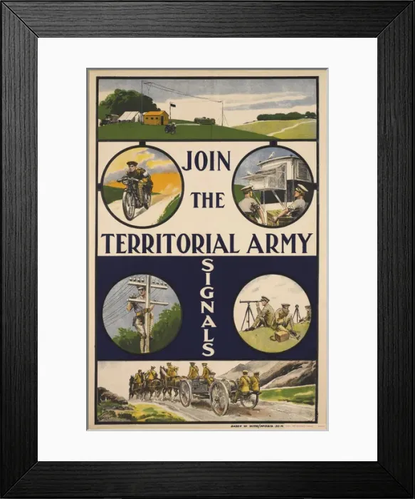 Framed Print : British Military Recruitment Poster - Inter-war period Framed Print : British Military Recruitment Poster - Inter-war period