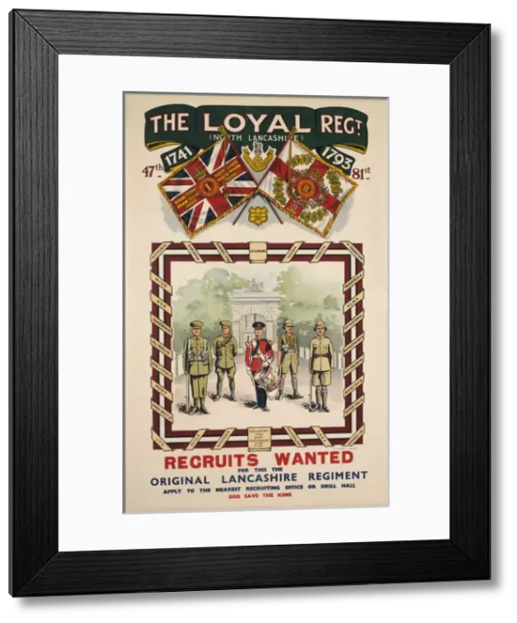 Framed Print : British Military Recruitment Poster - Inter-war period Framed Print : British Military Recruitment Poster - Inter-war period