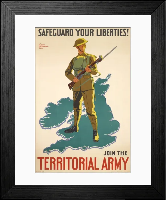Framed Print : British Military Recruitment Poster - Inter-war period Framed Print : British Military Recruitment Poster - Inter-war period
