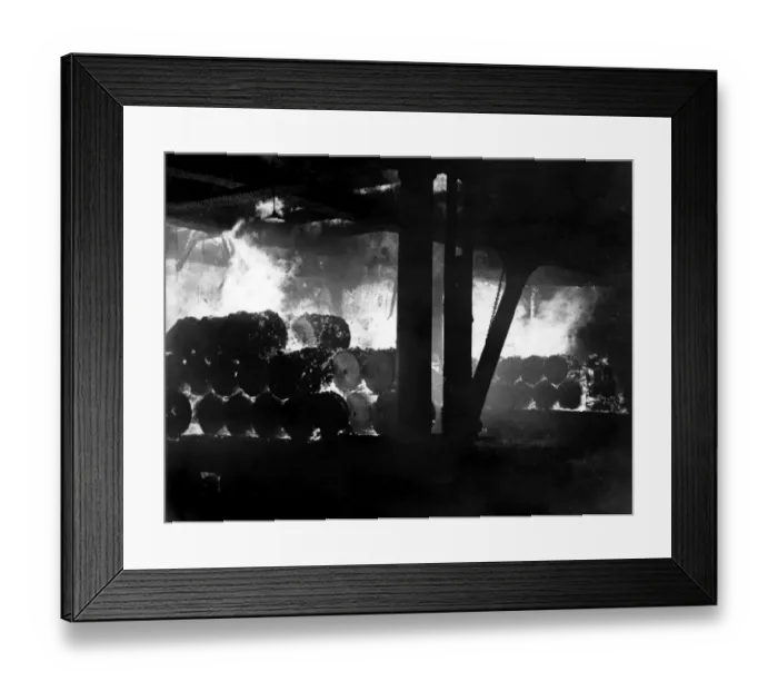 Framed Print : Blitz in London -- Blackfriars Goods Depot, WW2 Framed Print : Blitz in London -- Blackfriars Goods Depot, WW2