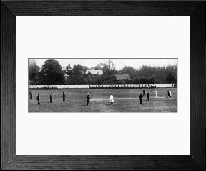 Framed Print : Lounge Suit County Cricket Framed Print : Lounge Suit County Cricket