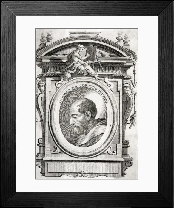 Framed Print : Antonio da Correggio Framed Print : Antonio da Correggio