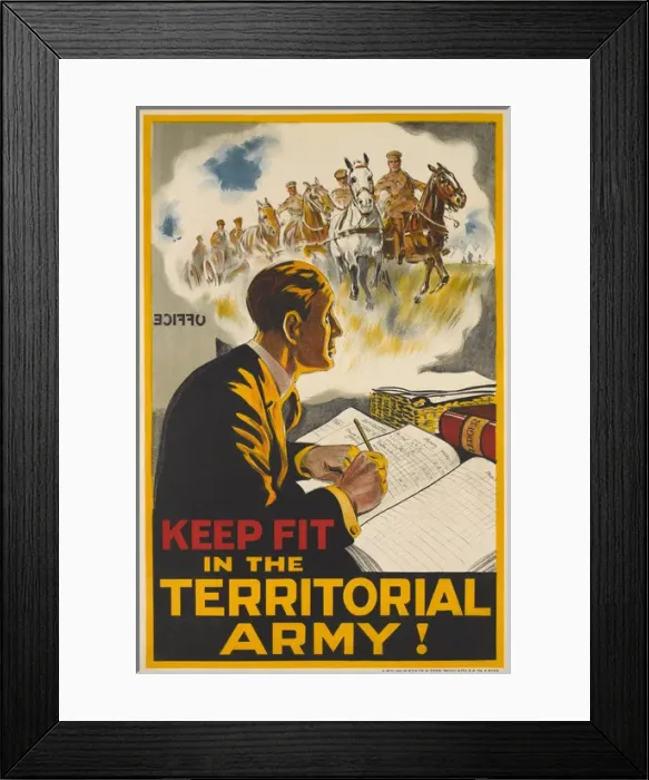 Framed Print : British Military Recruitment Poster - Inter-war period Framed Print : British Military Recruitment Poster - Inter-war period