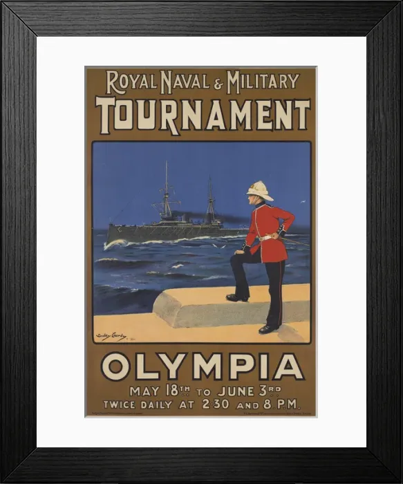 Framed Print : Chromolithograph poster - British Military Framed Print : Chromolithograph poster - British Military