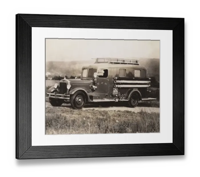Framed Print : Charlotte Fire Department vehicle, North Carolina, USA Framed Print : Charlotte Fire Department vehicle, North Carolina, USA