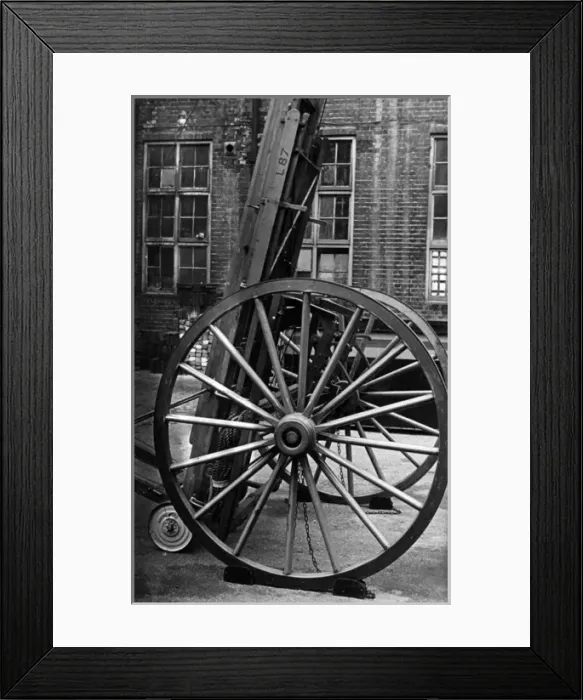 Framed Print : Ladder, carriage frame and runners Framed Print : Ladder, carriage frame and runners