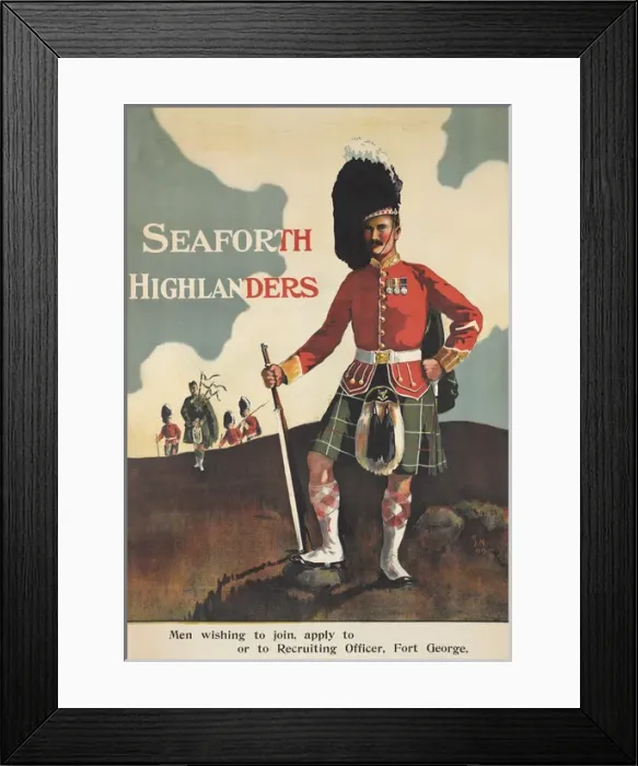 Framed Print : Recruitment poster - British Military Framed Print : Recruitment poster - British Military