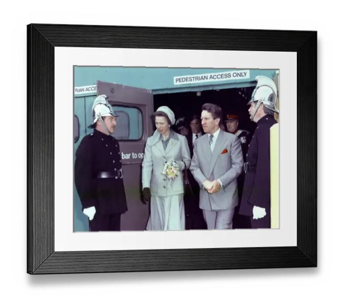Framed Print : Princess Anne at the Birmingham Fire Show Framed Print : Princess Anne at the Birmingham Fire Show