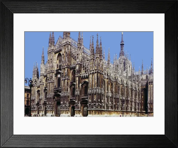 Framed Print : Milan Cathedral 1984 Framed Print : Milan Cathedral 1984