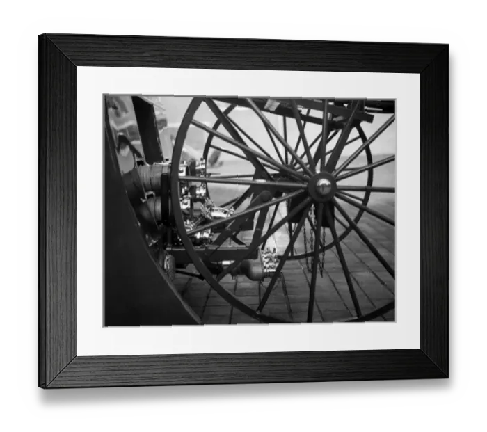 Framed Print : Close-up of wheels on LFB fire engine Framed Print : Close-up of wheels on LFB fire engine