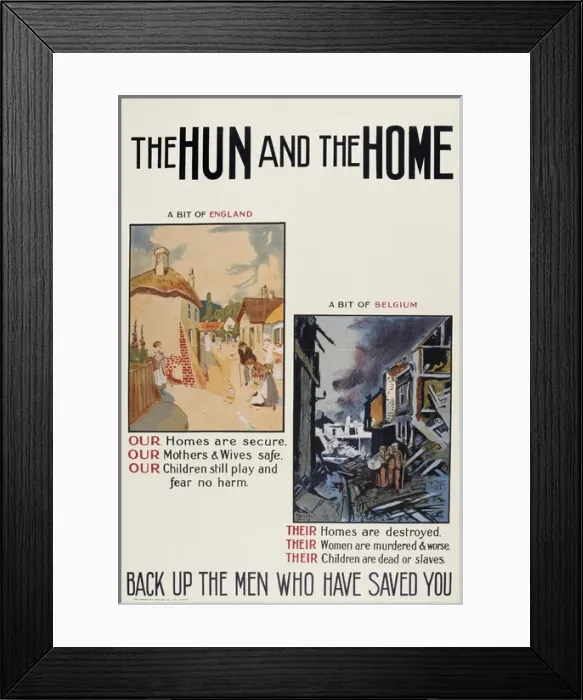 Framed Print : British Military Recruitment Poster, WW1 Framed Print : British Military Recruitment Poster, WW1