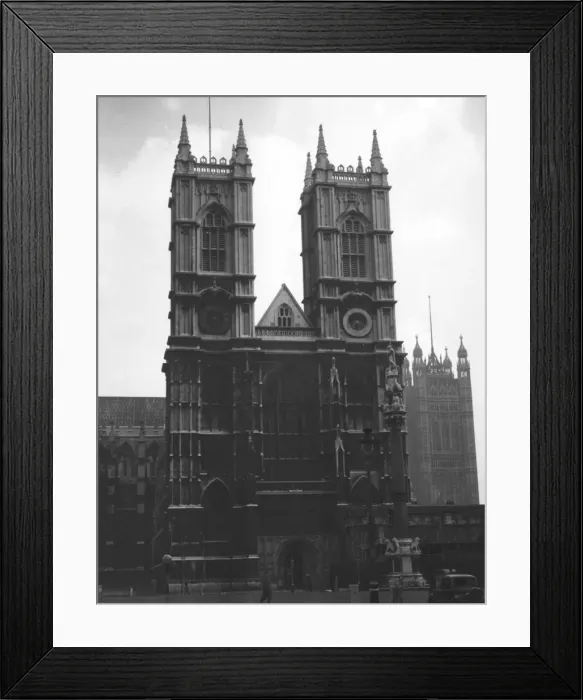 Framed Print : Facade of Westminster Abbey, London Framed Print : Facade of Westminster Abbey, London