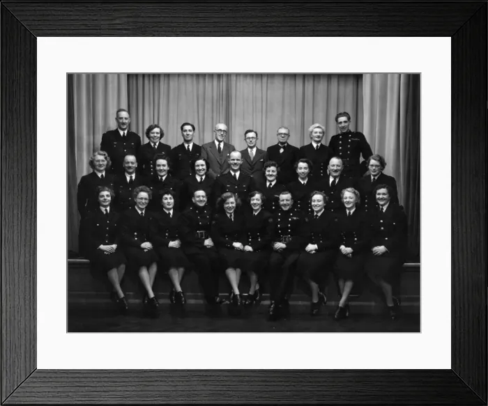 Framed Print : Group photo, AFS concert party Framed Print : Group photo, AFS concert party