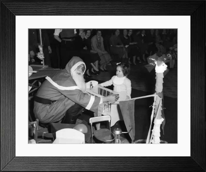 Framed Print : Little girl at a New Year party, Soho Fire Station, London Framed Print : Little girl at a New Year party, Soho Fire Station, London