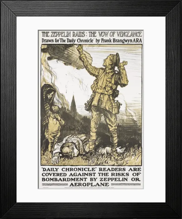 Framed Print : British Military Poster, WW1 Framed Print : British Military Poster, WW1