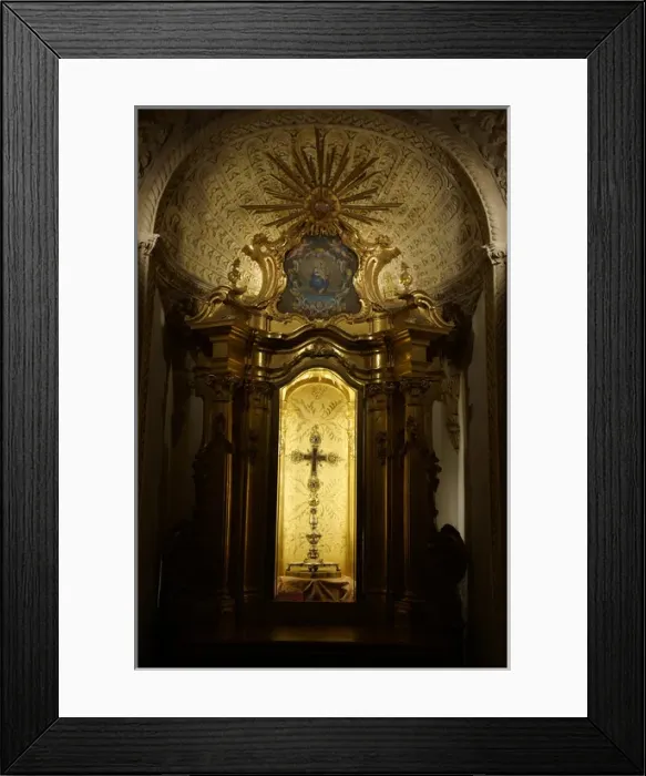 Framed Print : Palma, Mallorca, Spain - True Cross - Baroque Capital Hall Framed Print : Palma, Mallorca, Spain - True Cross - Baroque Capital Hall