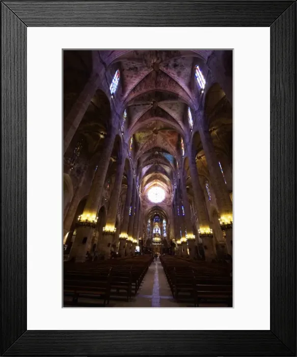 Framed Print : Palma, Mallorca, Spain - Interior - Cathedral Sa Seu Framed Print : Palma, Mallorca, Spain - Interior - Cathedral Sa Seu
