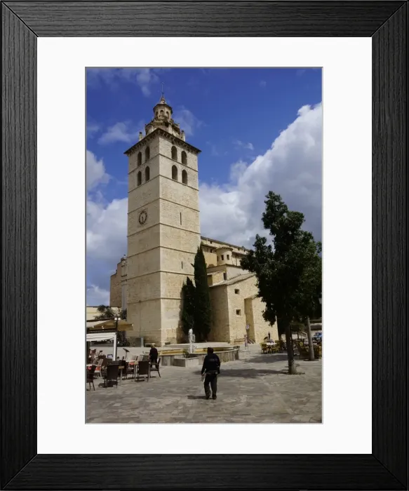 Framed Print : Mallorca, spain - Santa Maria Church Framed Print : Mallorca, spain - Santa Maria Church