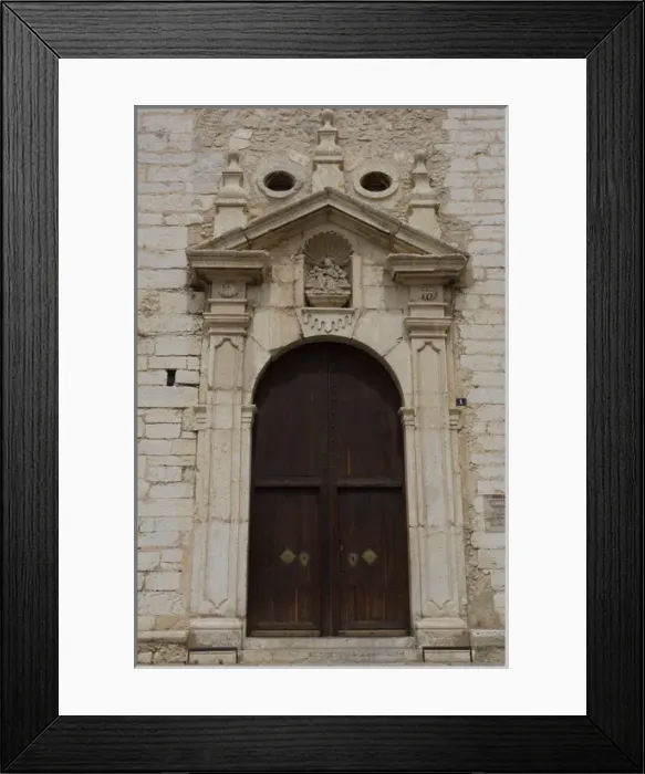 Framed Print : Inca, Mallorca, Spain - Maria La Mayor Church Entrance Framed Print : Inca, Mallorca, Spain - Maria La Mayor Church Entrance