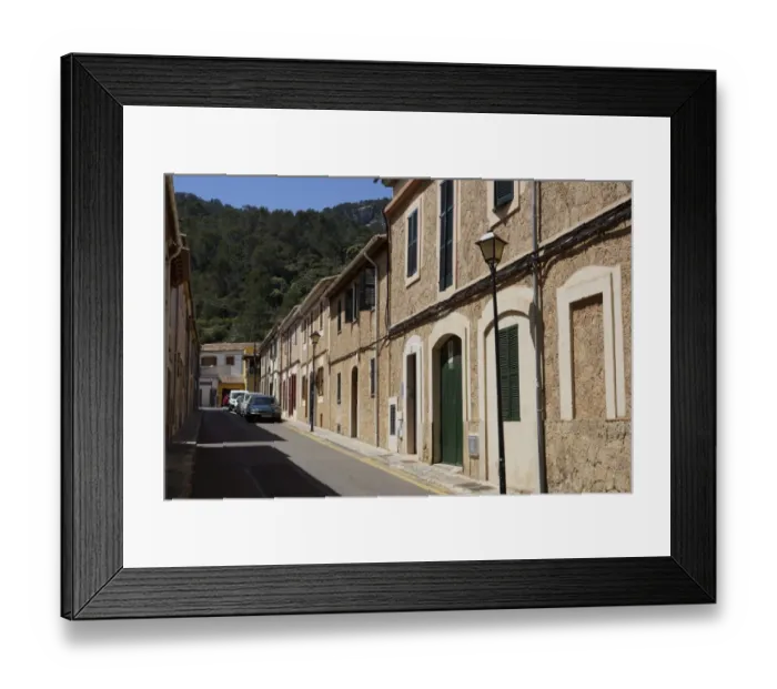 Framed Print : Mallorca, Spain, Valldemossa - Old Houses Framed Print : Mallorca, Spain, Valldemossa - Old Houses