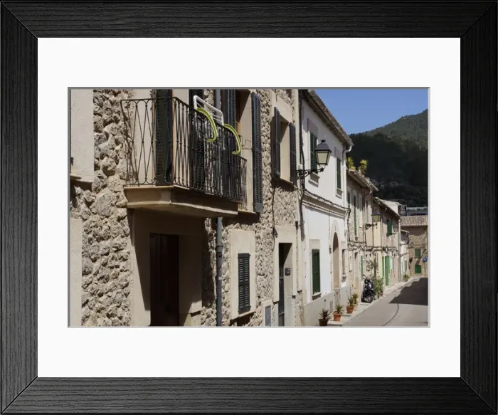 Framed Print : Mallorca, Spain, Valldemossa - Old Houses Framed Print : Mallorca, Spain, Valldemossa - Old Houses