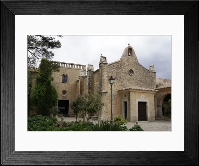 Framed Print : Algaloa, Mallorca, Spain, - Santuari de Cura Framed Print : Algaloa, Mallorca, Spain, - Santuari de Cura