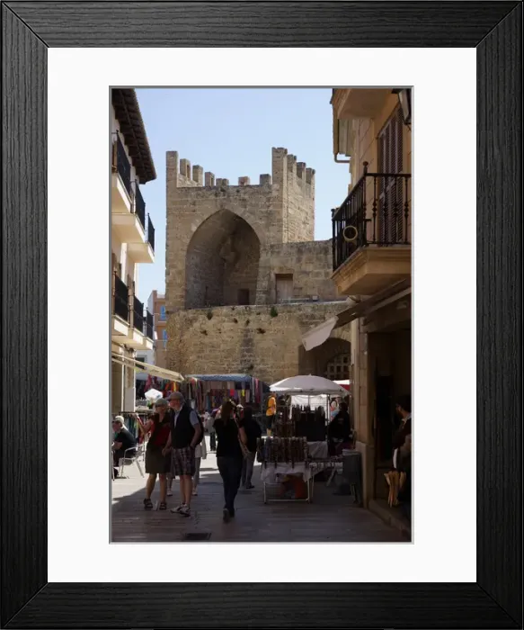 Framed Print : Alcudia, Mallorca, Spain, - Townwall Framed Print : Alcudia, Mallorca, Spain, - Townwall