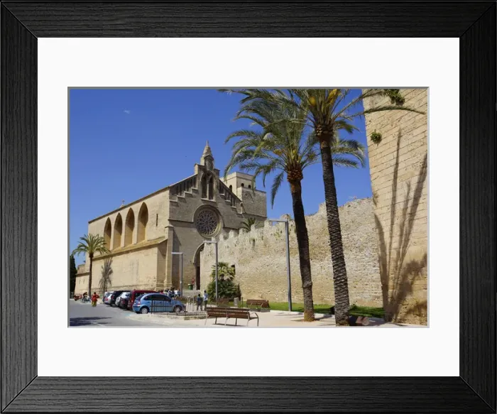 Framed Print : Alcudia, Mallorca, Spain, - Saint Jaume Church Framed Print : Alcudia, Mallorca, Spain, - Saint Jaume Church