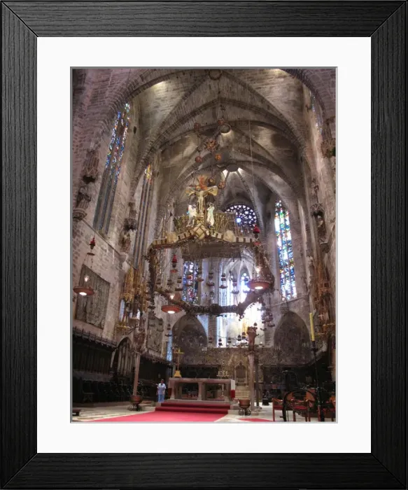 Framed Print : Palma, Mallorca, Spain, - Alter- Cathedral Sa Seu Framed Print : Palma, Mallorca, Spain, - Alter- Cathedral Sa Seu