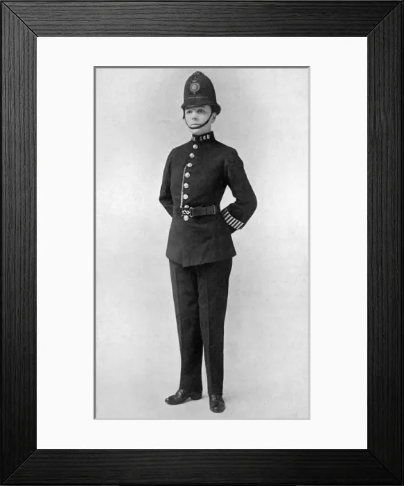 Framed Print : Vesta Tilley as a policeman Framed Print : Vesta Tilley as a policeman