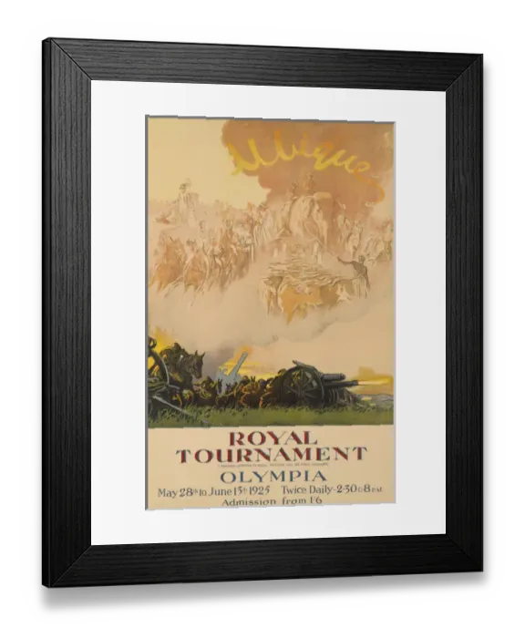 Framed Print : British Military Poster - Inter-war period Framed Print : British Military Poster - Inter-war period