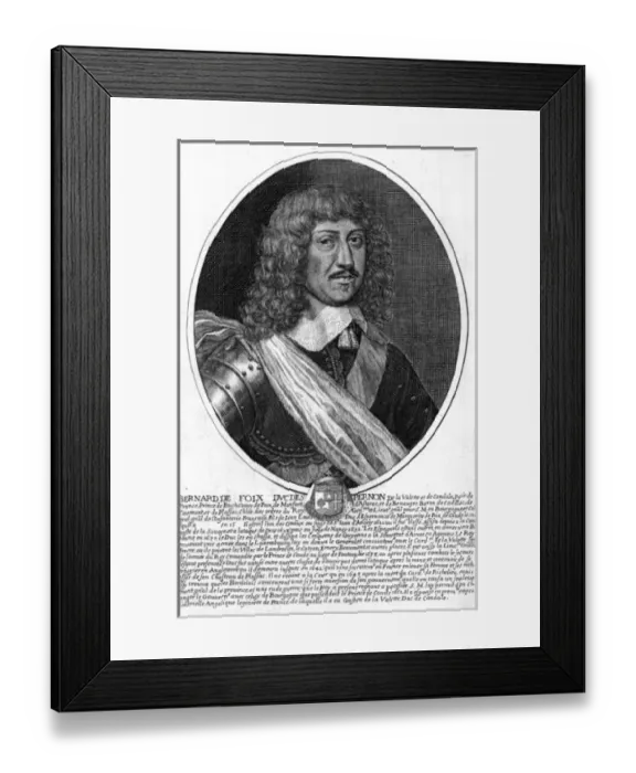 Framed Print : Bernard de Foix de La Valette d Epernon Framed Print : Bernard de Foix de La Valette d Epernon