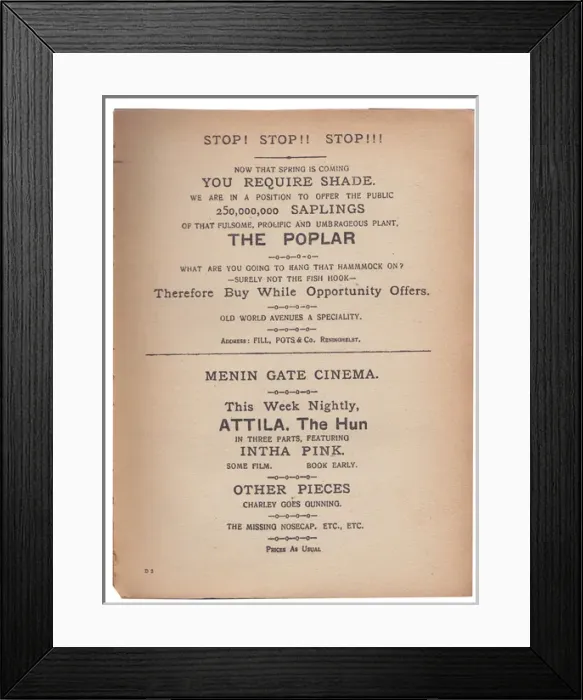 Framed Print : The Wipers Times Framed Print : The Wipers Times
