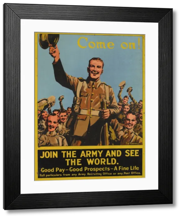 Framed Print : British Military Recruitment Poster - Inter-war period Framed Print : British Military Recruitment Poster - Inter-war period