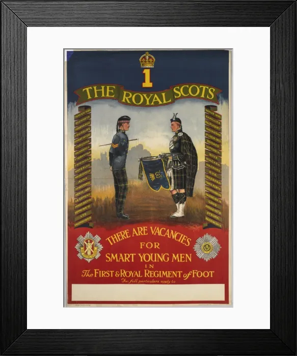 Framed Print : British Military Recruitment Poster - Inter-war period Framed Print : British Military Recruitment Poster - Inter-war period