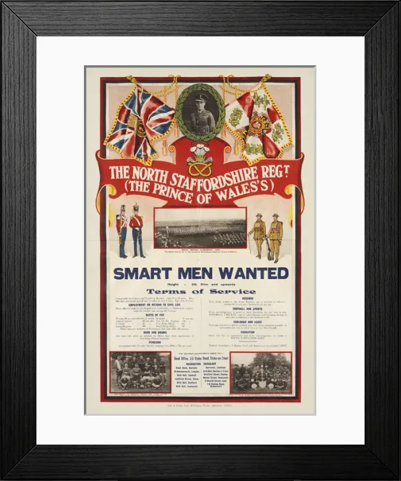 Framed Print : British Military Recruitment Poster - Inter-war period Framed Print : British Military Recruitment Poster - Inter-war period