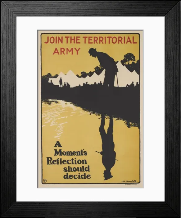 Framed Print : British Military Recruitment Poster - Inter-war period Framed Print : British Military Recruitment Poster - Inter-war period